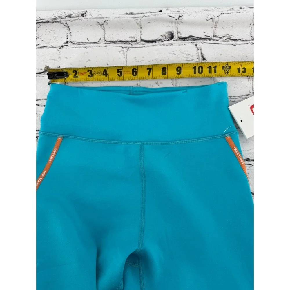 Kari Traa Janni High Waisted Tights‎ Women's M Scuba Blue NWT
